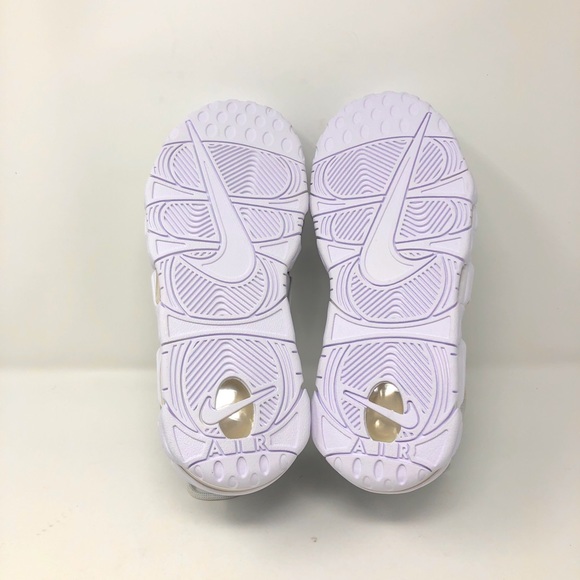 New Women’s Size 8 Nike Air More Uptempo Silver - Picture 6 of 7